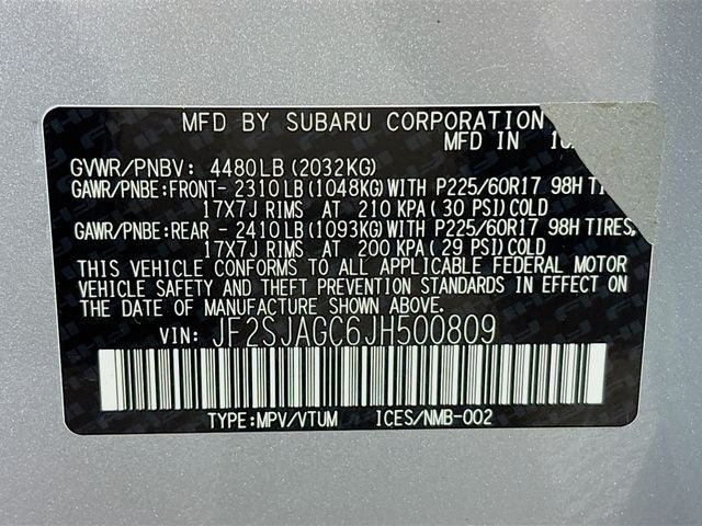 2018 Subaru Forester 2.5i Premium