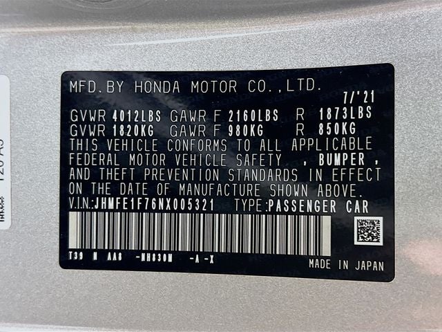 2022 Honda Civic EX