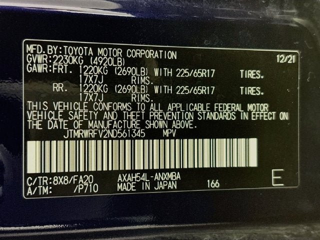 2022 Toyota RAV4 Hybrid XLE