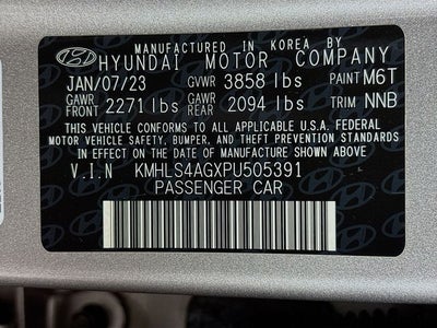 2023 Hyundai Elantra SEL