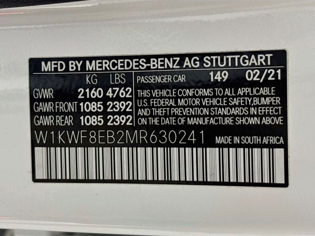 2021 Mercedes-Benz C-Class C 300 4MATIC®