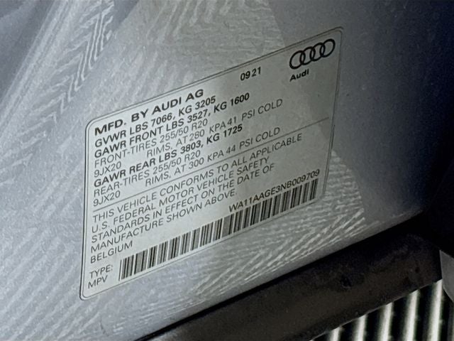 2022 Audi e-tron Sportback S line Premium quattro