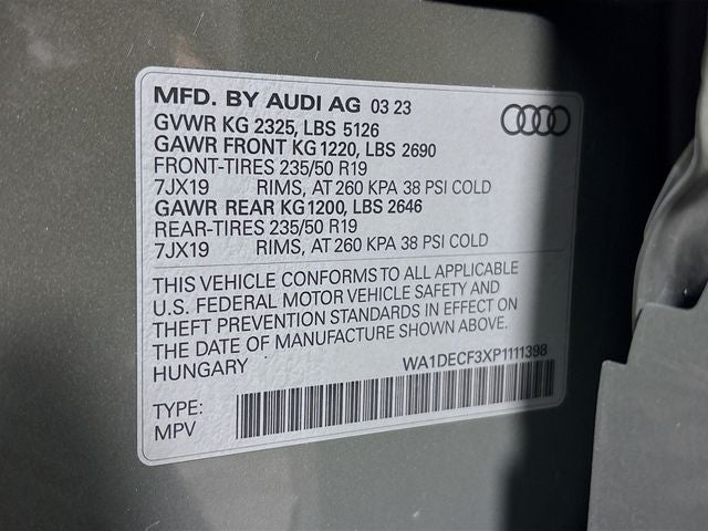 2023 Audi Q3 Premium S Line quattro