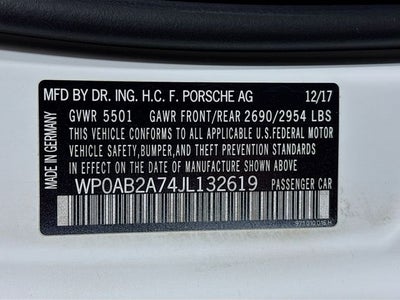 2018 Porsche Panamera 4S