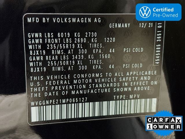 2021 Volkswagen ID.4 Pro S
