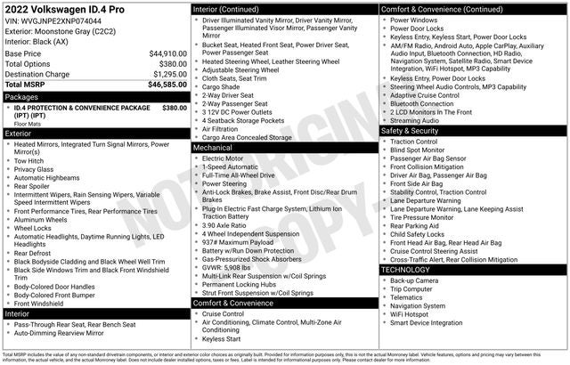 2022 Volkswagen ID.4 Pro