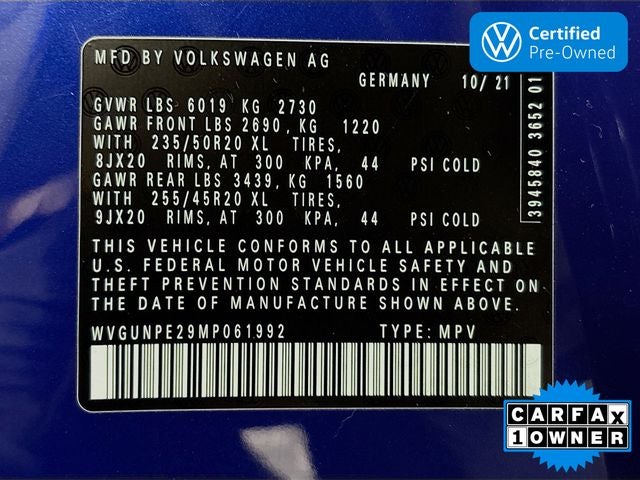 2021 Volkswagen ID.4 Pro S