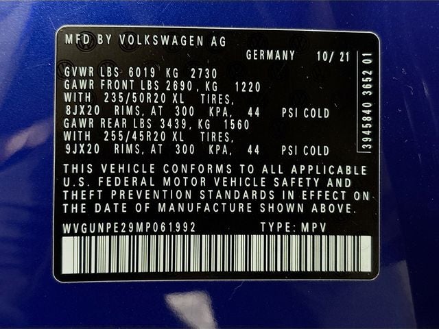 2021 Volkswagen ID.4 Pro S