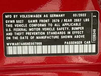 2022 Volkswagen Arteon 2.0T SEL R-Line