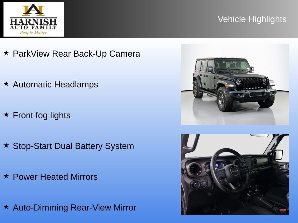 2022 Jeep Wrangler Unlimited Sport S 4x4