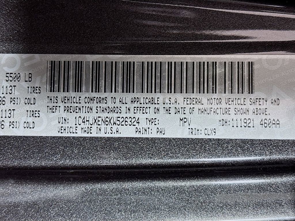 2019 Jeep Wrangler Unlimited Sahara 4x4