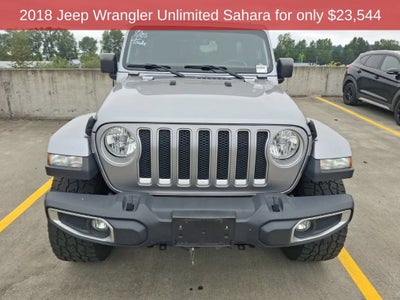 2018 Jeep Wrangler Unlimited Sahara 4x4