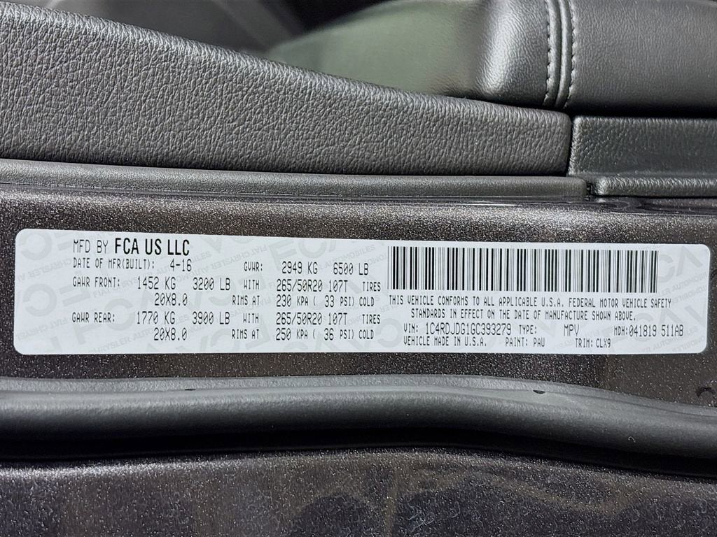 2016 Dodge Durango Limited