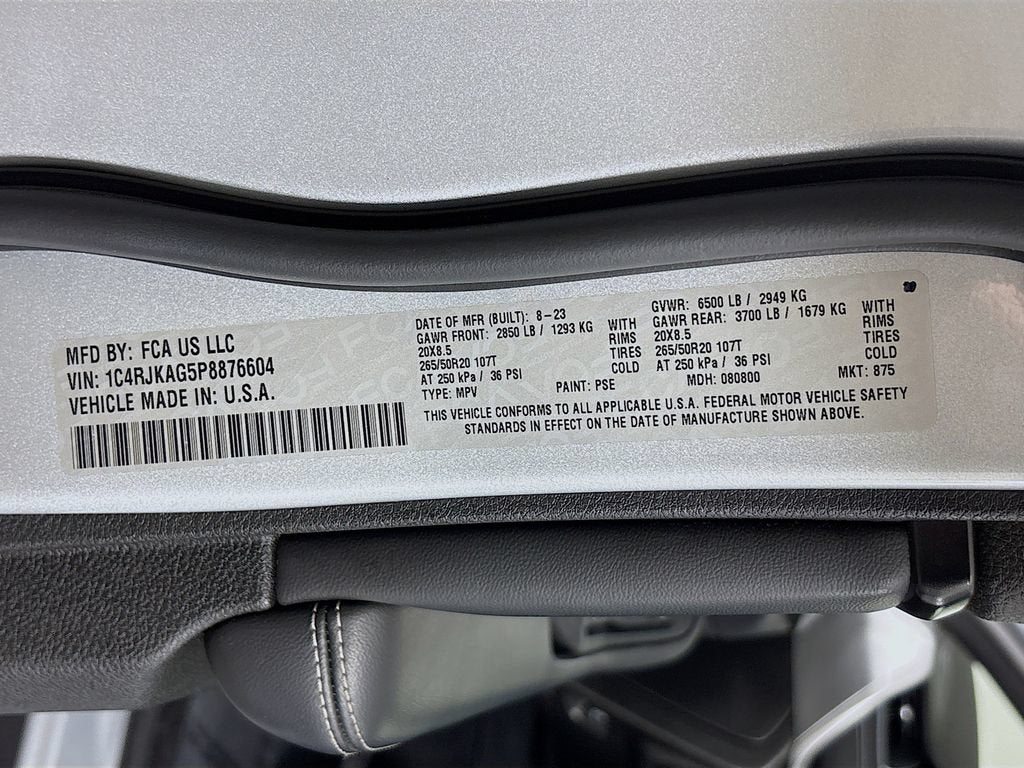 2023 Jeep Grand Cherokee L Altitude 4x4