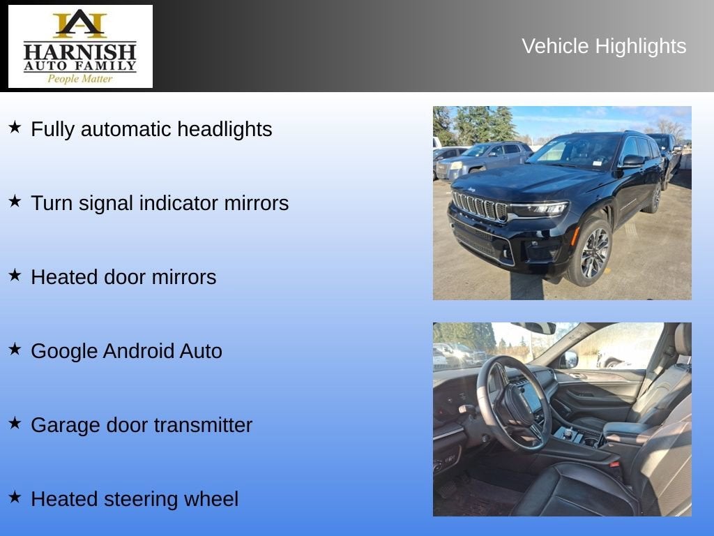 2022 Jeep Grand Cherokee L Overland 4x4