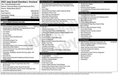 2022 Jeep Grand Cherokee L Overland 4x4