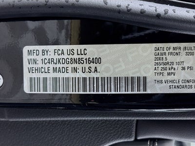 2022 Jeep Grand Cherokee L Overland 4x4