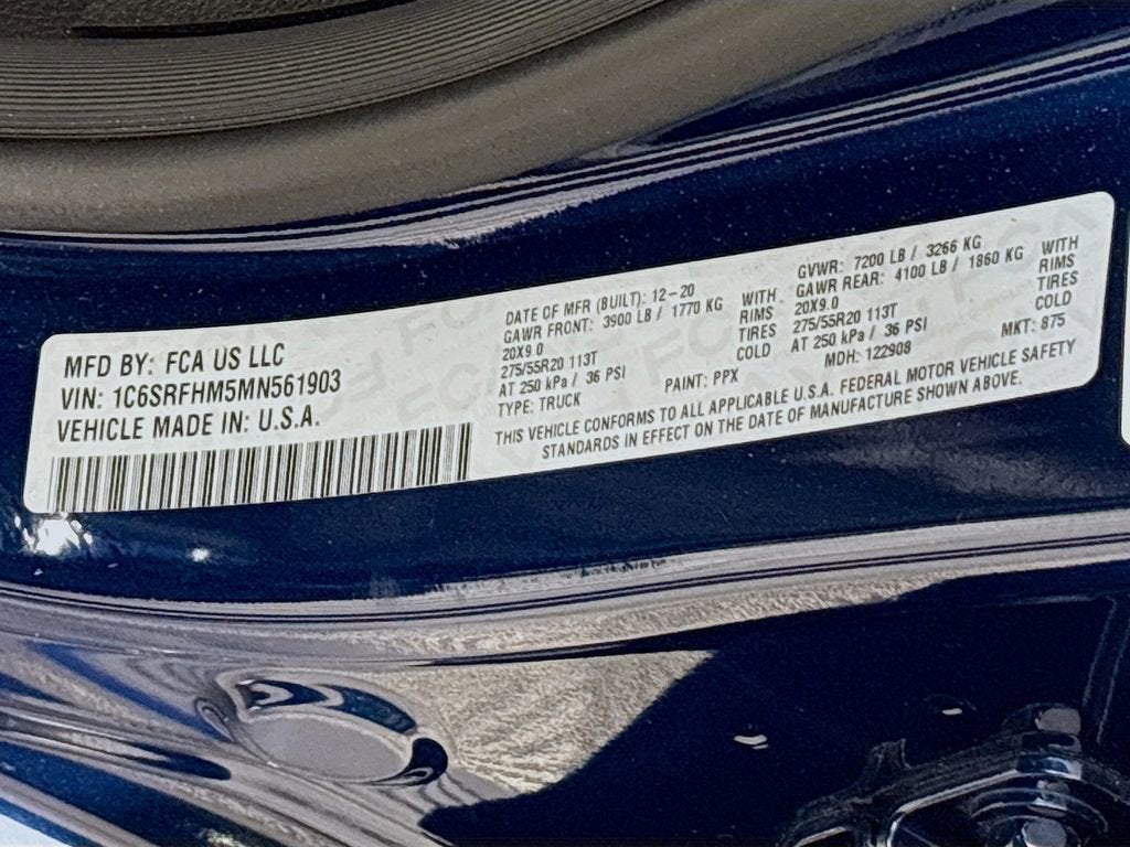 2021 RAM 1500 Limited Crew Cab 4x4 5'7" Box