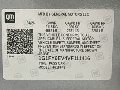 2027 Chevrolet Bolt LT