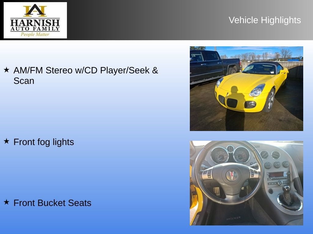 2007 Pontiac Solstice GXP