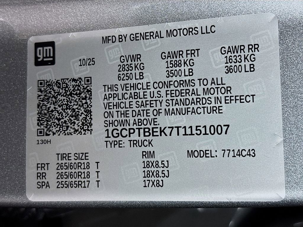 2026 Chevrolet Colorado WT