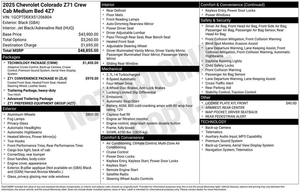 2025 Chevrolet Colorado Z71