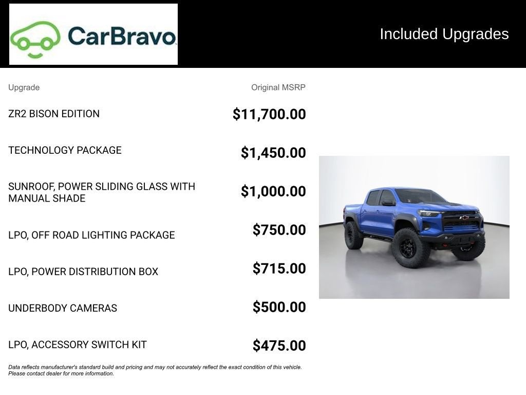 2026 Chevrolet Colorado ZR2