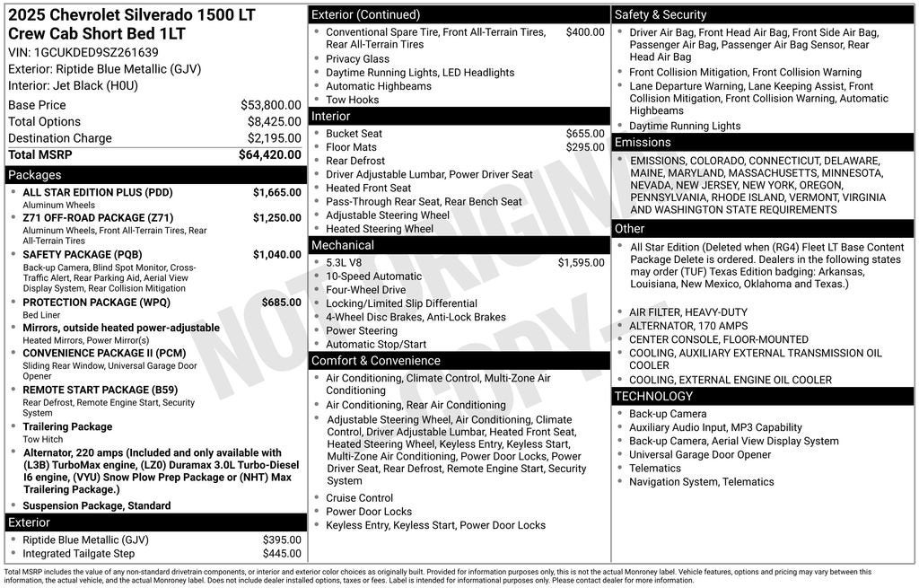 2025 Chevrolet Silverado 1500 LT