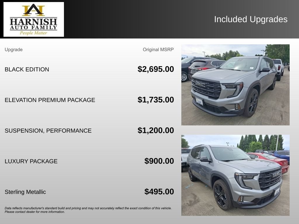 2026 GMC Acadia Elevation