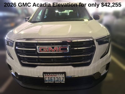 2026 GMC Acadia Elevation