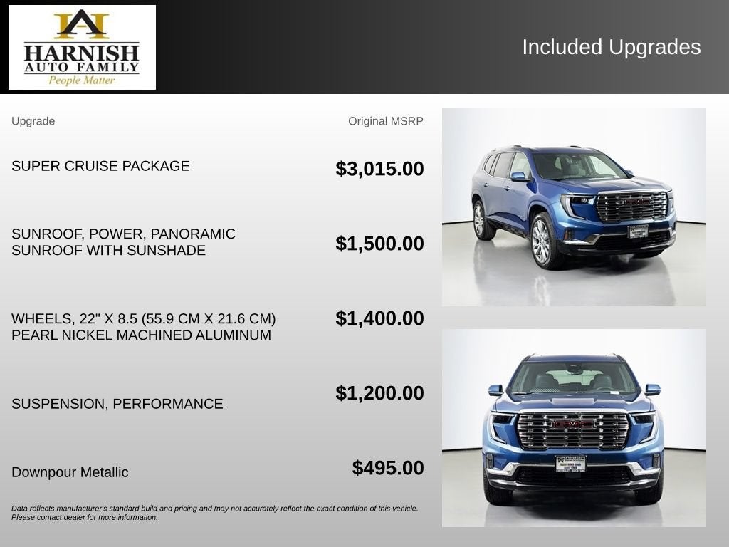 2026 GMC Acadia Denali