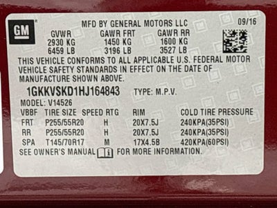 2017 GMC Acadia Limited Limited