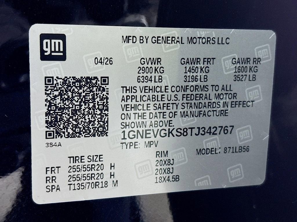2026 Chevrolet Traverse LT
