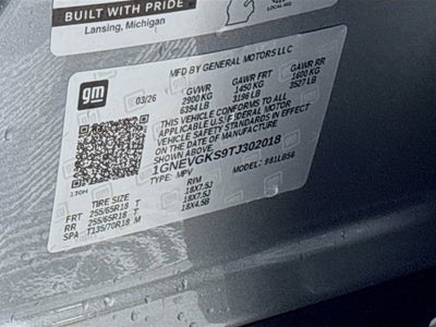 2026 Chevrolet Traverse LT