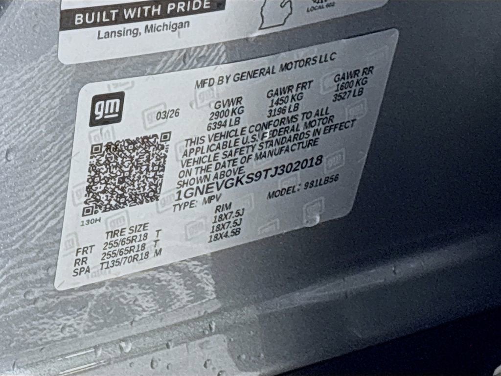 2026 Chevrolet Traverse LT