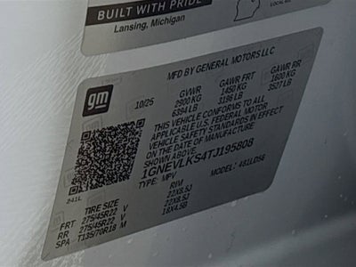 2026 Chevrolet Traverse RS