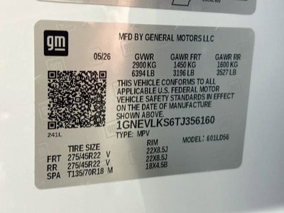 2026 Chevrolet Traverse RS
