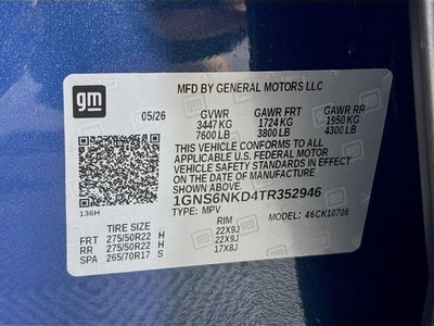 2026 Chevrolet Tahoe LT