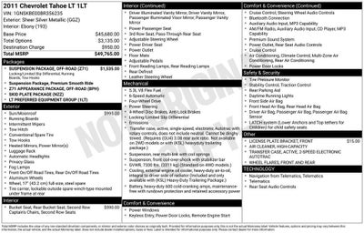 2011 Chevrolet Tahoe LT