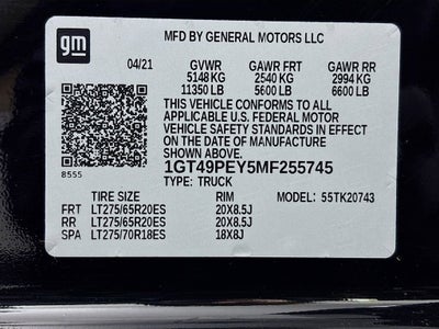 2021 GMC Sierra 2500 HD AT4