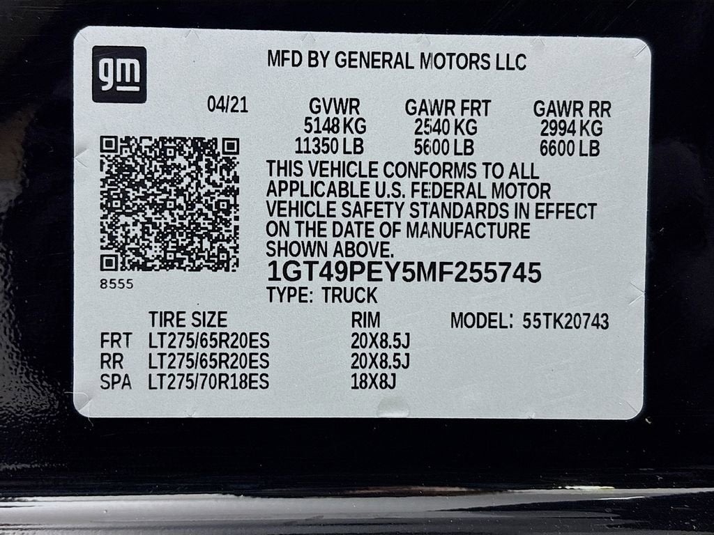 2021 GMC Sierra 2500 HD AT4