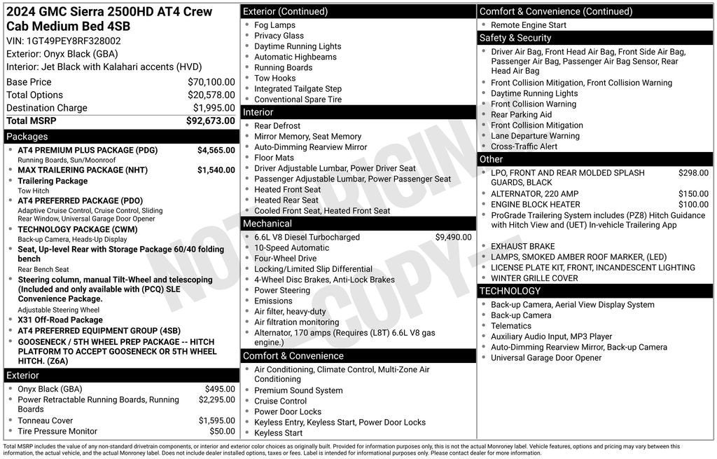 2024 GMC Sierra 2500 HD AT4