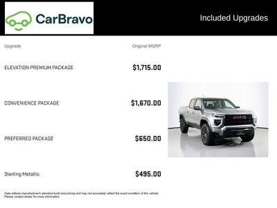 2023 GMC Canyon Elevation