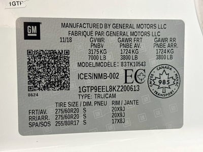 2019 GMC Sierra 1500 AT4