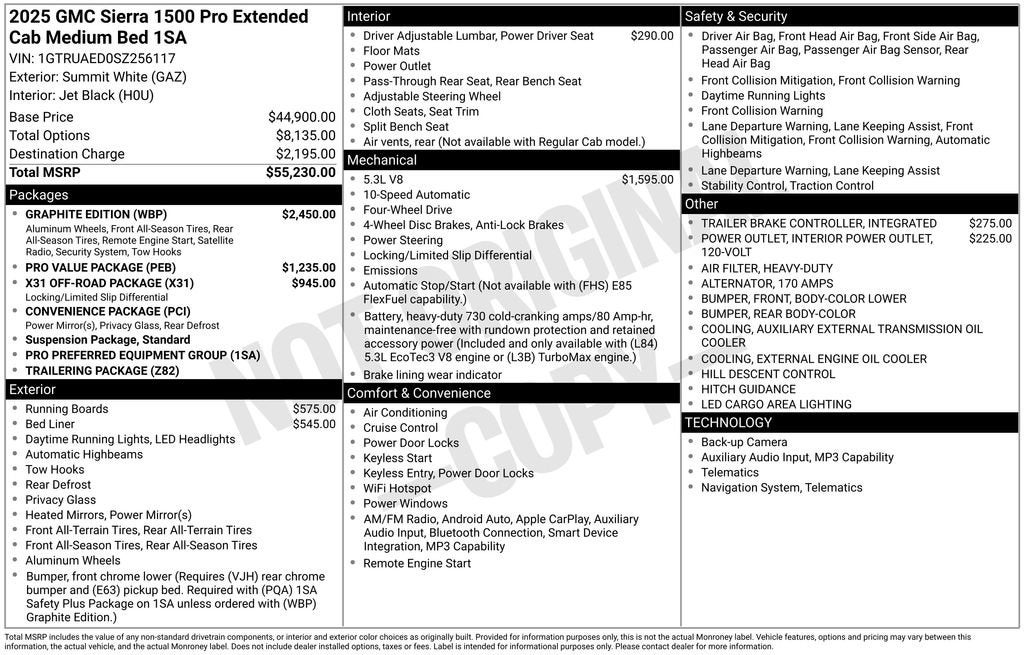 2025 GMC Sierra 1500 Pro