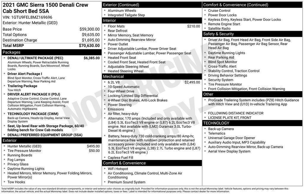 2021 GMC Sierra 1500 Denali