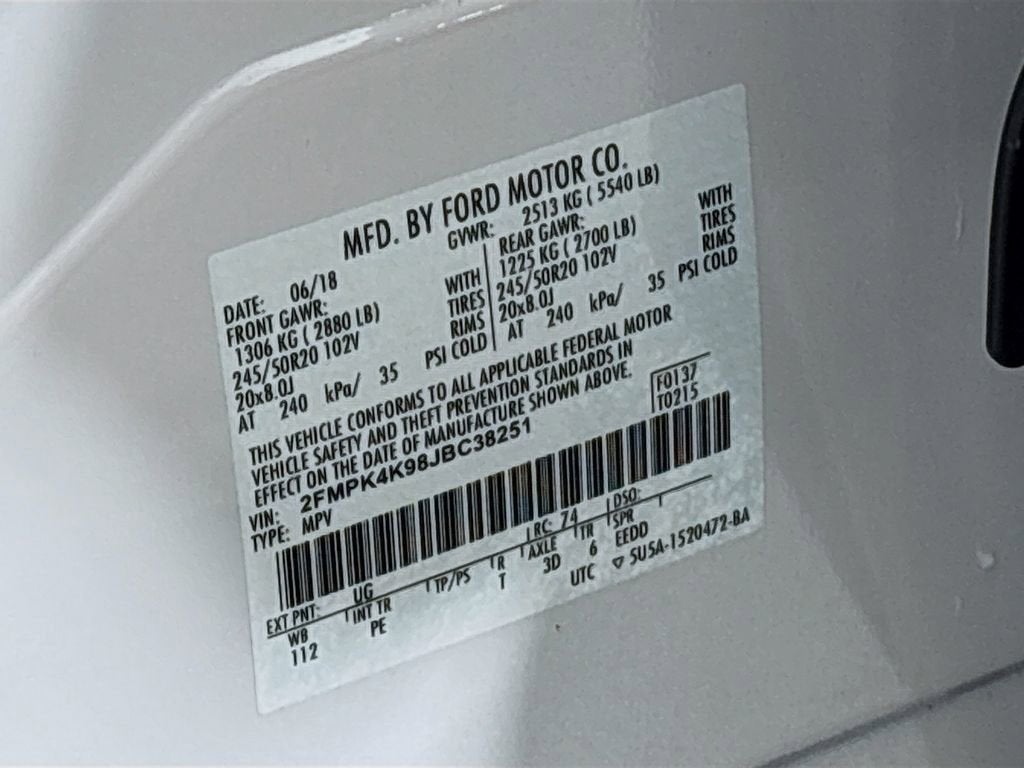 2018 Ford Edge Titanium