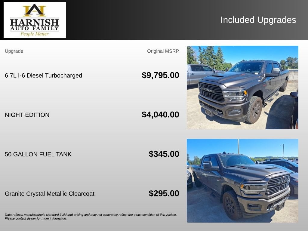 2024 RAM 3500 Laramie Crew Cab 4x4 8' Box