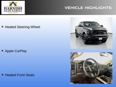 2018 RAM 2500 Big Horn Crew Cab 4x4 6'4" Box