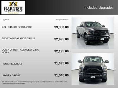 2018 RAM 2500 Big Horn Crew Cab 4x4 6'4" Box